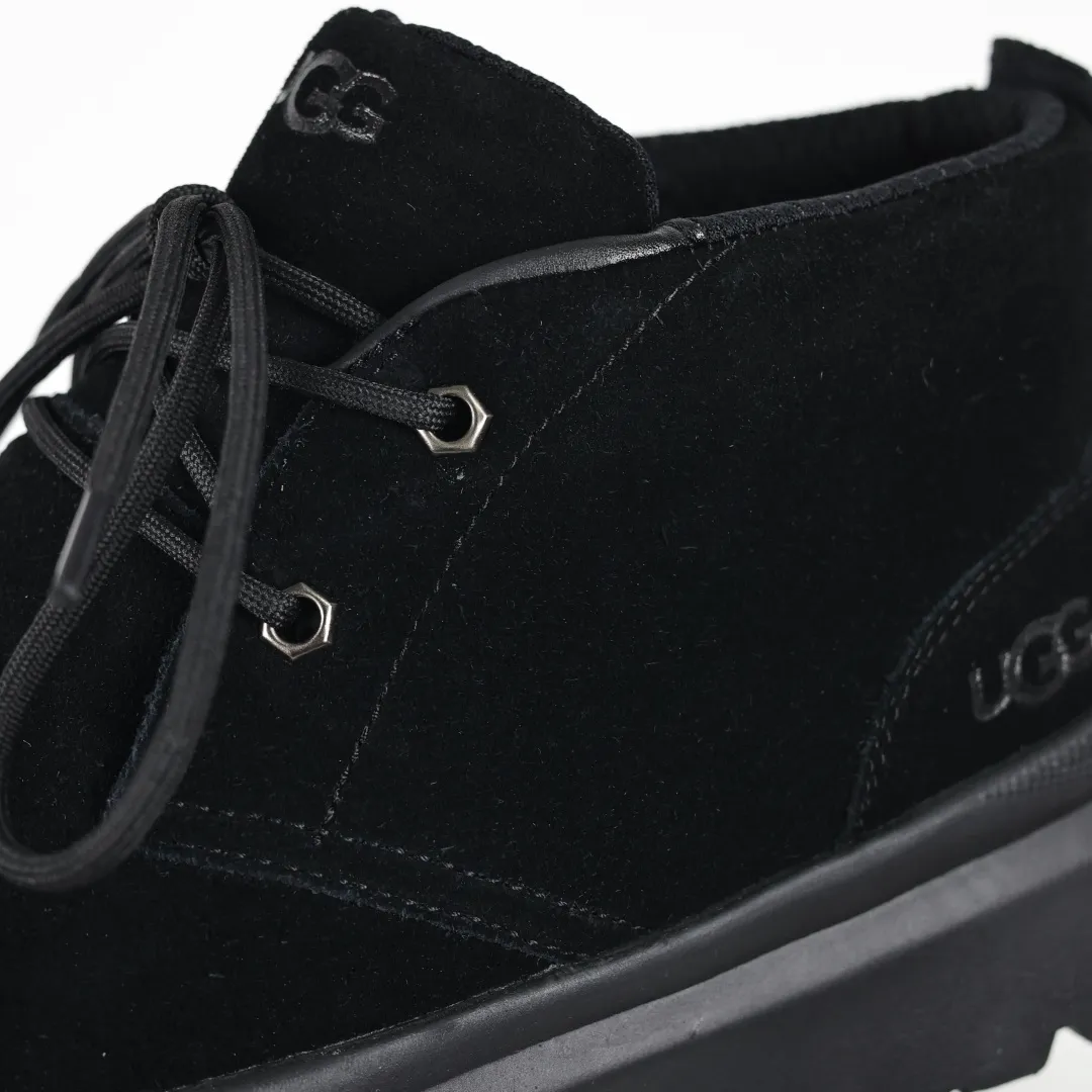 Copywriting price 💰700 The core recommendation is good price UGG sheepskin and fur integrated snow boots platform is exclusively for foreign trade UGG Burleigh Chukka men's mid-top snow boots 1151773 Produced by the production line of a ten-year-old brand shoemaking factory. Pay attention to every detail. Longfeng A-grade genuine sheepskin and fur integrated. Created in full compliance with the ZP process. Size: 40 41 42 43 44 45